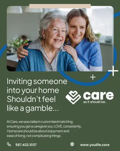 Homecare, as it should be., View more