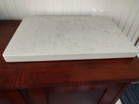 Solid Quartz Pastry or Cutting Board 18x12 inches.