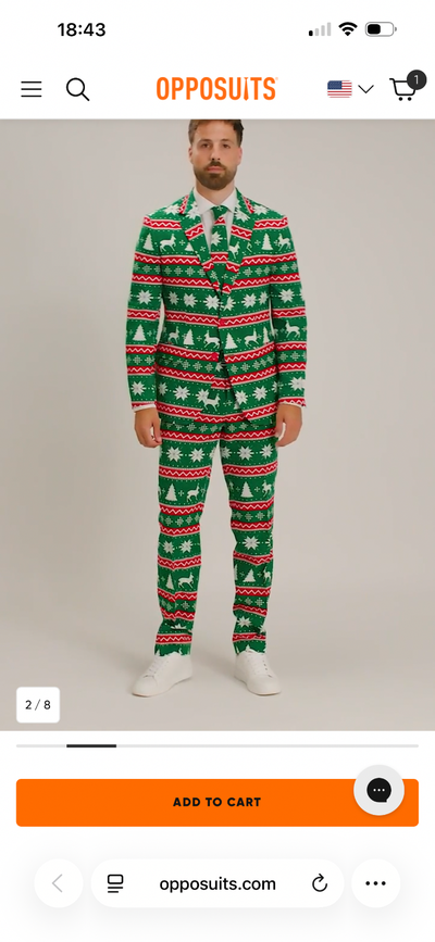 Oppo Suit Men’s Christmas Suit, View more