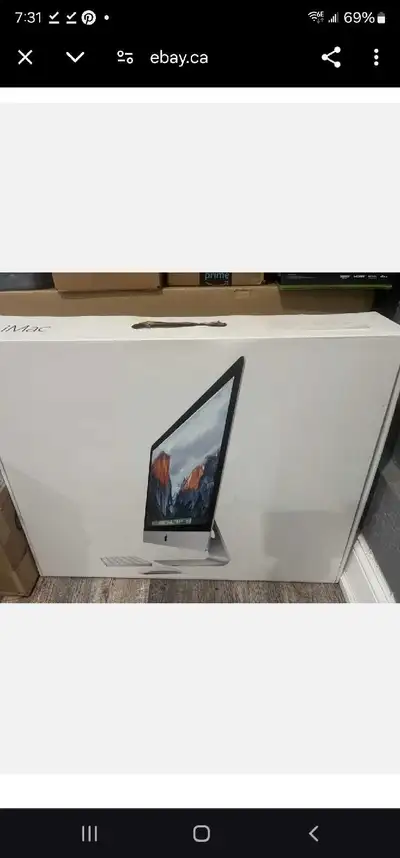 *** MAC WORKS FINE, U HAVE TO LOAD HIGH SEIRRA TO A THUMB DRIVE AND INSTALL OS*** This Apple iMac De...