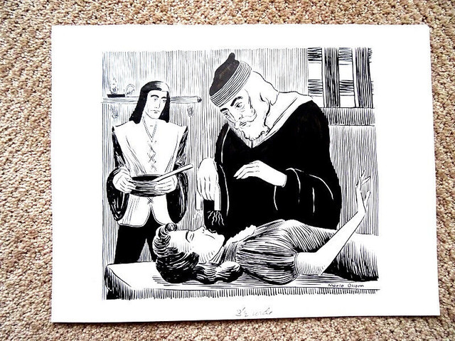 DENTAL QUACKERY Magnetic Exorcism original illustration  OLLOM in Arts & Collectibles in Cambridge