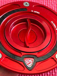Ducati V4 Race Quick Turn Lightweight Fuel Cap Lid CNC TS323