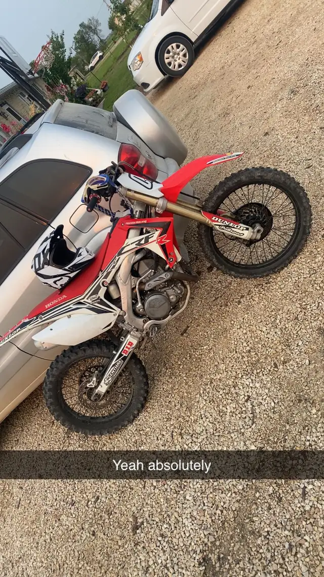 2013 crf450r in Dirt Bikes & Motocross in Winnipeg - Image 5