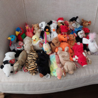 Set of 30 TY beanie babies collection