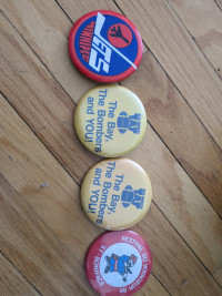 Vintage Jets/bombers festival du voyageur pins