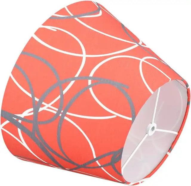 NEW (SET OF 2) Fabric Lamp Shade for Table/Bed/Floor Lamp - Red in Indoor Lighting & Fans in Markham / York Region - Image 7