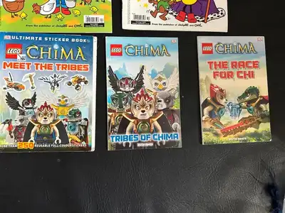 Lego Chima books $5 each, View more