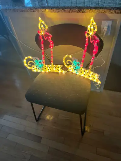 Set of Two Candle Silhouettes, View more