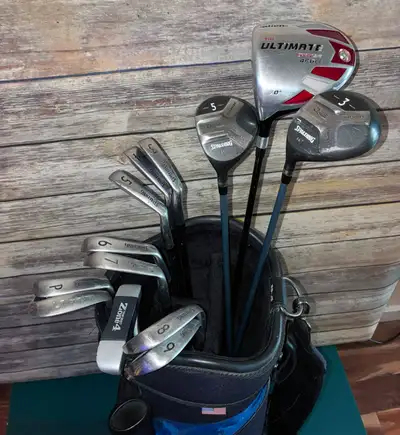 Men's Golf Set (13pc) w/ New Grips, Complete - Left Hand, View more