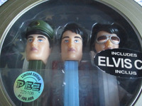 Elvis Presley PEZ Dispensers with CD - -SEALED--Circa 2007