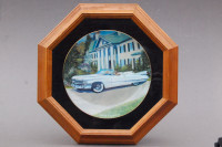 1959 Cadillac Numbered Collector's Plate- Framed and wall ready