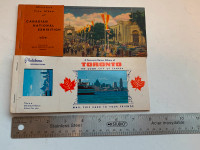 Vintage Toronto Ontario & CNE Miniature Album Postcard Books