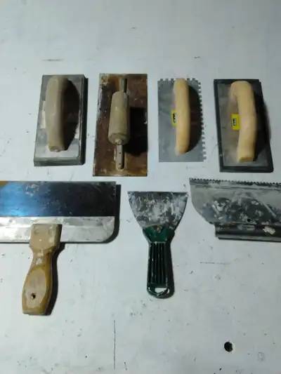 Handy set of drywall tools for finishing or repair