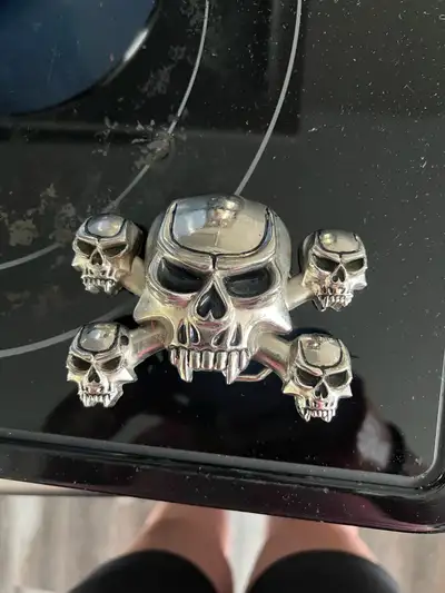 Skull Belt Buckle, View more