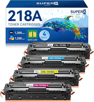 Toner Cartridges 4 Pack for HP Laser Printer BNIB, View more