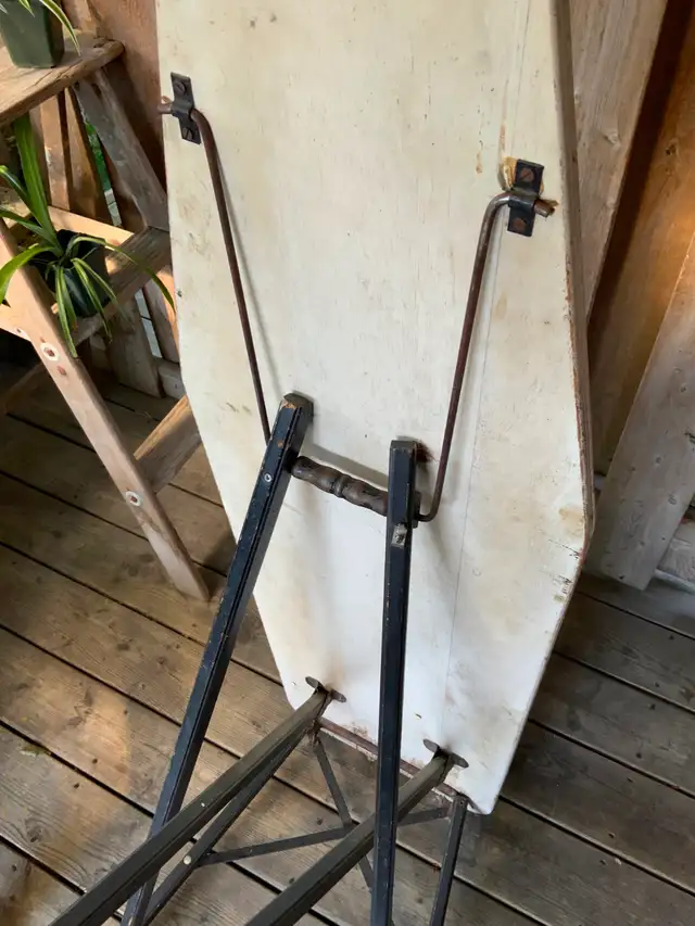 Antique Ironing Board - wood and steel in Other in Kitchener / Waterloo - Image 5