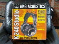 AKG K240 Studio Professional Headphones. New!