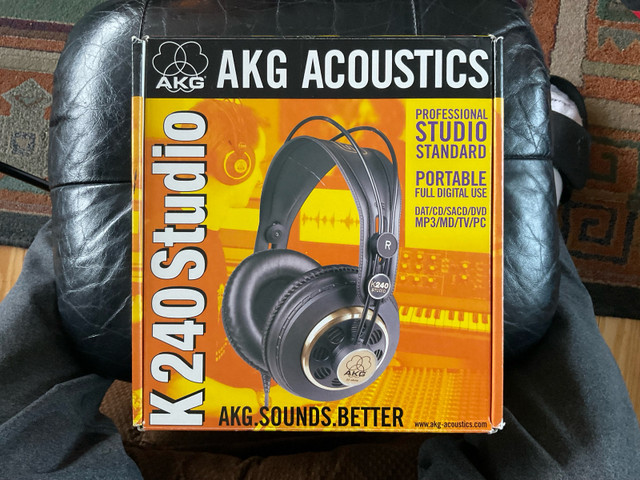 AKG K240 Studio Professional Headphones. New! in Headphones in Kamloops
