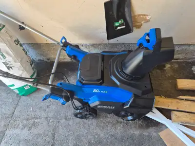Kobalt 80v snowblower with 4.0 Ah battery. Working perfectly, View more