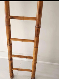 Vintage decorative bamboo ladder 