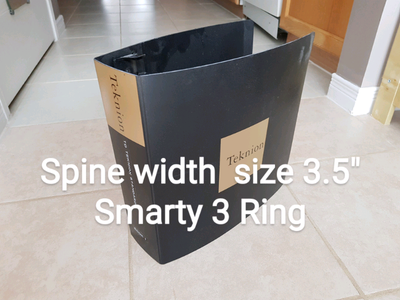 BINDER size width 3.5" SMARTY 3 Ring... If ad is up its still available.... Pls see the other kijiji...