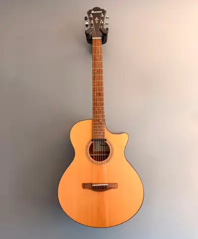 Ibanez AE275BT LGS Baritone 6 String Acoustic Electric Guitar, View more