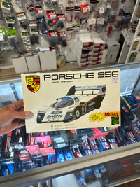 Porsche 956 1 24th scale plastic model kit with metal body