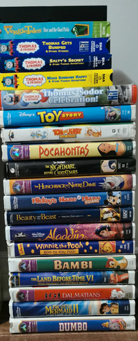 Disney VHS movie's 40$ for everything o.b.o