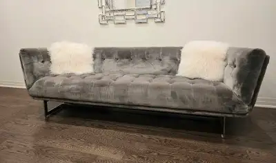 Beautiful Velvet Couch , View more