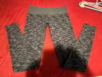 LULULEMON WUNDER UNDER GREY BLACK WHITE PATTERN LEGGING