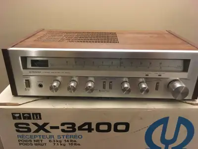 New In The Box Pioneer Stereo Receiver SX-3400, View more