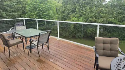 glass railing , View more