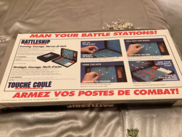 Vintage 1991 Battleship -the classic naval combat board game in Toys & Games in Edmonton - Image 2