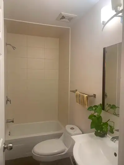 Furnished Room with a private bath room for rent in North York
