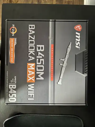 MSI B450M Bazooka MAX WiFi motherboard, View more