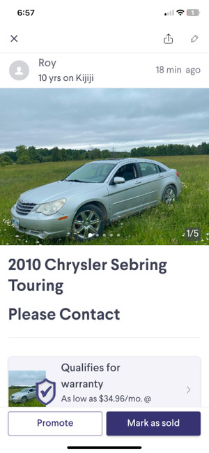 2010 Chrysler Sebring Limited