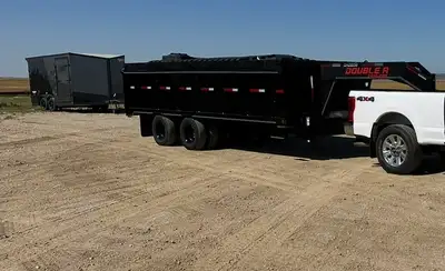 We are selling our dump trailer that we set up to haul water, trailer is basically brand new still i...