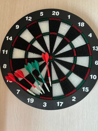 Dart Board with Darts, View more