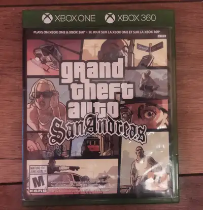 Grand theft auto SanAndreas pour Xbox 360 and one, View more