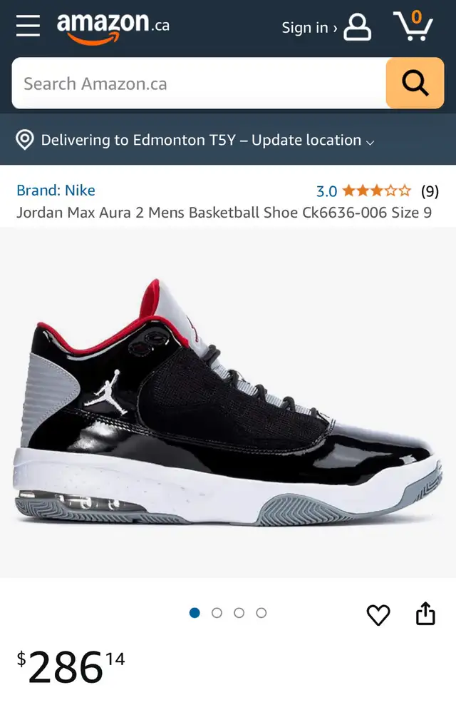Jordan Max Aura 2 Mens Basketball Shoes in Men's Shoes in Edmonton - Image 2