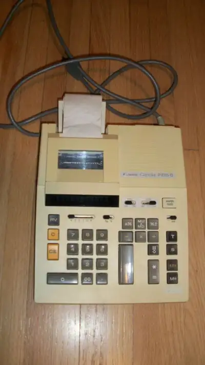 **Vintage finds ** 70's electric calculator, working $25. **40's School clock, $40. ** 60's World Bo...