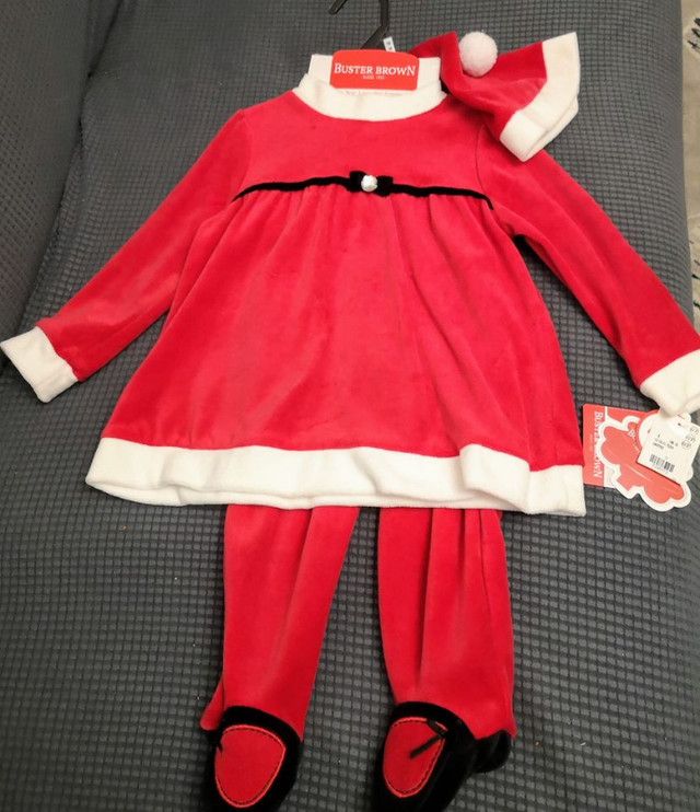 Baby Santa clothes 3 piece set & Rebecca pajamas in Kids & Youth in Oshawa / Durham Region - Image 2