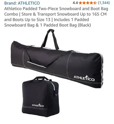Padded Snowboard & Boot Bag Combo (Brand New), View more