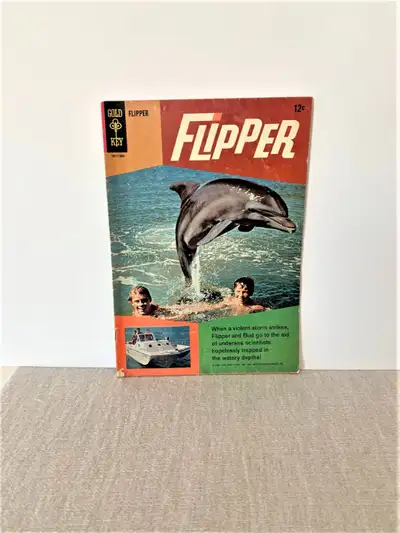 COMIC-FLIPPER-TV SHOW-1ST ISSUE GOLD KEY 1966 VINTAGE, View more