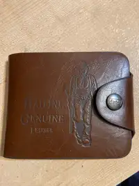 Real leather wallet 