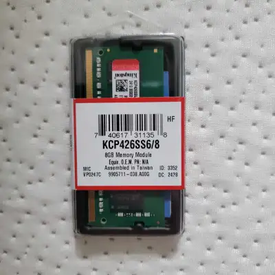 Kingston 8GB Memory, View more