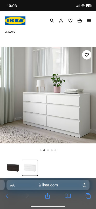 Ikea KULLEN 6 drawer dresser | Dressers & Wardrobes | Ottawa | Kijiji