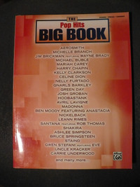 THE POP HITS BIG BOOK ( SCORE PIANO-VOCAL-CHORDS ) PARTITIONS