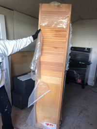 NEW wooden bi-fold door
