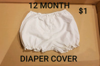 6-12 MONTH TIGHTS & DIAPER COVERS.  PRICES ON PICTURES.